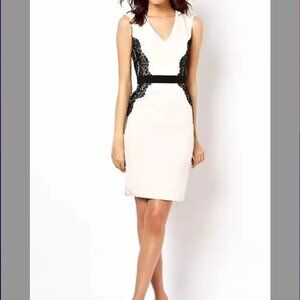 Spotlight by Warehouse Lace Overlay Pencil Dress - NWT - Size UK 16 / US 12